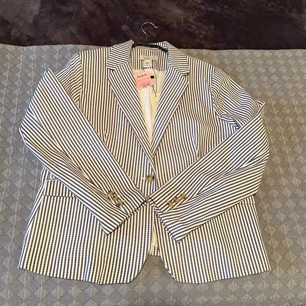 Zac & Rachel Seersucker Blazer - NEW